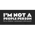thumbnail image 2 of Novatee Im Not A People Person  Im A Peopleavoidance Specialist Sarcastic Humor Funny Saying Novelty Unisex T Shirt, 2 of 6