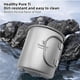 thumbnail image 4 of Camping Kettle and Travel Mug Set Camp Kettle for Boiling Water Camping Cup and Metal Cups for Drinking Perfect for Outdoor Activities, 4 of 5
