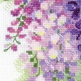 thumbnail image 2 of Riolis Counted Cross Stitch Kit 11.75"X15.75"-Wisteria (14 Count), 2 of 4