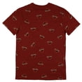 thumbnail image 5 of Jurassic World T-Shirt Men's Jurassic Park T-Rex Logo AOP Short Sleeve Tee, 5 of 5