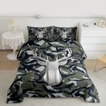 thumbnail image 2 of Homewish Animal Deer 2pcs Bedding Comforter Set For Children Teens,Abstract Camo Twin Comforter Sets,Geometric Camouflage Breathable Bedding Set,Breathable Home Decor,Reversible, 2 of 8