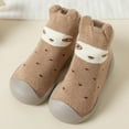 thumbnail image 2 of Ketyyh-chn99 Baby Toddler Sock Shoes Boys Girls Socks Breathable Kids Non-slip Indoor Toddler Shoes Coffee,24, 2 of 4