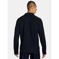 thumbnail image 3 of Burnside Men's Jacquard Fleece Button Front Shirt with Long Sleeves, Sizes S-2XL, 3 of 5
