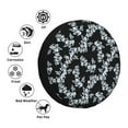 thumbnail image 4 of Wukai Flower Print Spare Tire Cover for RV Trailer,Waterproof PVC Faux Leather Wheel Cover Fit for Truck,Trailer,RV,SUV,Camper and Most Vehicle-16 inch, 4 of 6