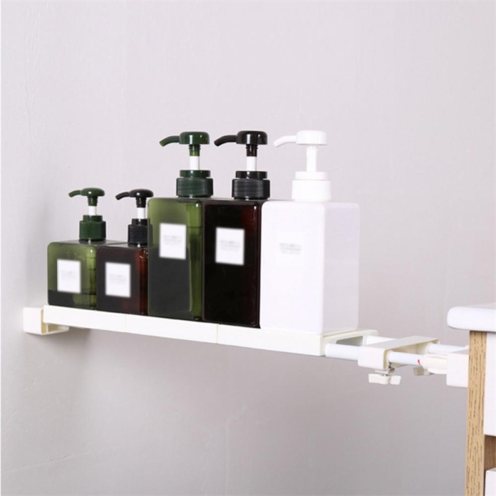 Shelf & Rod Expandable, Metal Storage Rack Adjustable Organizer DIY Divider Separator for