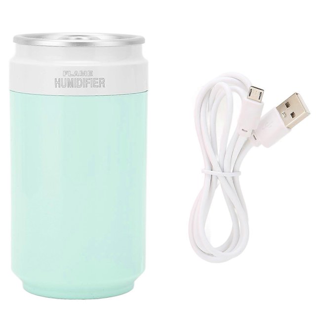 USB Essential Oil Diffuser, Ultra Quiet Humidifier, Vaporizer with LED Lights, for Car, Office, Travel, Home, Vehicle, Light Green