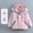 01 Pink, variant on Girls Lined Hooded Jacket, Stand Collar Zip Up Pink Windproof Coat, Outdoor Hiking Holiday Warm Outerwear,Size 3-15