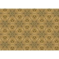 thumbnail image 1 of Ahgly Company Tapis Rectangulaire d'Intérieur Lavable en Machine Jaune Transitionnel, 5 Pieds x 8 Pieds, 1 of 7