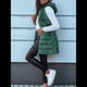 thumbnail image 5 of Chaleco para Mujer, Color Liso, Sin Mangas, con Capucha, para Invierno, Abrigo Acolchado. Verde 5XL, 5 of 6