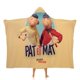 thumbnail image 1 of Pat y Mat Manta Capa con Capucha Anti-Bolitas, Manta de Lana Ártica Suave, Manta Portátil de Felpa Ligera y Lujosa, Poncho para Siesta en Casa y Oficina, 100*130cm, 1 of 6