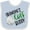 Blue and White, variant on Inktastic Grandpa's Golf Buddy with Golf Ball Boys or Girls Baby Bib