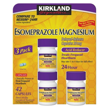 Kirkland Signature Esomeprazole 20 mg., 42 Capsules