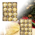 thumbnail image 3 of 12PC Christmas Balls Ornaments Xmas Tree Hanging Balls for Holiday Party Wedding Decoration, Shatterproof Tree Ornaments for Home and Event Display,2.4 Inch, 3 of 7