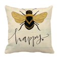 thumbnail image 1 of Almohada Vintage, Funda De Almohada Decorativa De Abeja, Funda De Cojín De 18X18 Pulgadas, Funda De Almohada, Decoración De Sofá Para El Hogar Methold HA042387-04, 1 of 1