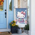 Hello Kitty Christmas Linen Garden Flag Multiple Size Options Outdoor