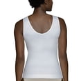 thumbnail image 4 of Vanity Fair Womens Everyday Layers Seamless Smoothing Spin Tank, S, Star White, 4 of 9