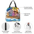 thumbnail image 4 of Honeii Rainbow Animals on Noah's Ark Print Lunch Bag Women, Lunch Box Lunch Bag for Women Adult Men, Small Leakproof Cute Lunch Tote Large Capacity Reusable, 4 of 8