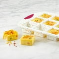 thumbnail image 4 of Trudeau Structure Silicone 12 Cavity Mini Brownie Pan, Confetti/Fuchsia, 4 of 4