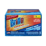 Brillo Estracell Wedge Edge No Scratch Scrub Sponge, 3 Count