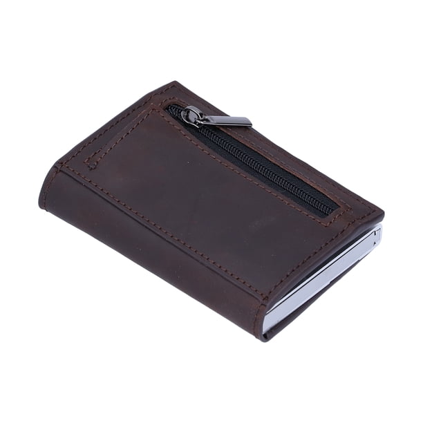 Organizador de tarjetas de visita aleación de aluminio antimagnético bolsillo para tarjetas de crédito portátil ultrafino tarjetero monedero 39 x 26 x 09 pulgadas ANGGREK Otros