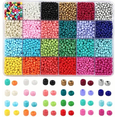 thumbnail image 2 of Cuentas Pulsera Bricolaje Malubero 4mm 24 Color 7500pzs Con Letras, 2 of 4
