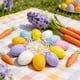 thumbnail image 1 of Decoraciones de Pascua, adornos de Pascua, regalos de Pascua, huevo de plástico de 2,36 pulgadas con lunares pintados, decoración para fiestas, huevo de plástico para colgar, huevo de plástico., 1 of 6