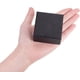 thumbnail image 4 of Cajas cuadradas de cartón Kraft para joyería, paquete de 24, con cojín de terciopelo para anillos, 5,7 x 5,7 x 3,7 cm, color negro., 4 of 9