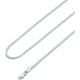 thumbnail image 3 of Cadena Singapur de Plata de Ley 925 con Cierre de Langosta Collar de 2 mm para Mujer Cadena de Plata para Mujer Collar de Plata Cadena para Grils 16/18/20/22/24/26/30 Pulgadas Regalos para Ella, 3 of 5