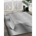 thumbnail image 3 of Ahgly Company Machine Washable Indoor Square Transitional Platinum Gray Area Rugs, 7' Square, 3 of 7