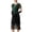 Green, variant on Womens Flapper Dresses 1920s Round Neck Sequin Short Sleeve Tiered Fringe Sparkly Party Dress Black XL