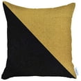 thumbnail image 2 of Bohemian Handmade Decorative Throw Pillow Solid Jacquard 18" x 18" Black & Yellow Square Pillowcase for Couch, Bedding, 2 of 9