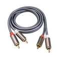 thumbnail image 1 of 5MM RCA Splitter Professional Alloy Plug Adapter Headphone Splitter Video Camera Switch Home Supplies for Television CD TV Box 3m, 1 of 7