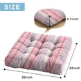 thumbnail image 7 of 22 Inch Boho Meditation Floor Pillow, Square Dutch Velvet Pillow for Yoga and Relaxation, 7 of 7