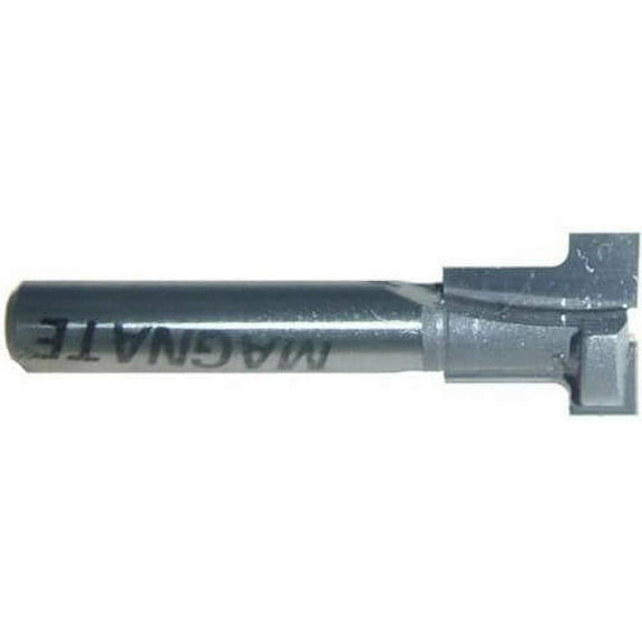 Magnate C5004 Key Hole Router Bit — 2 Flute; 5/16" Under-Cut; 1/4" Shank Diameter; 1/2" Cutting Length; 1/2" Cutting Diameter