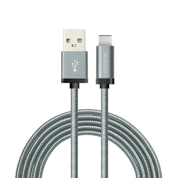 Charger Cord Type-C 6ft USB Cable for Coolpad Legacy S Phone - Power Wire  USB-C Long Braided Fast Charge Sync Gray D9W for Coolpad Legacy S - Walmart .com