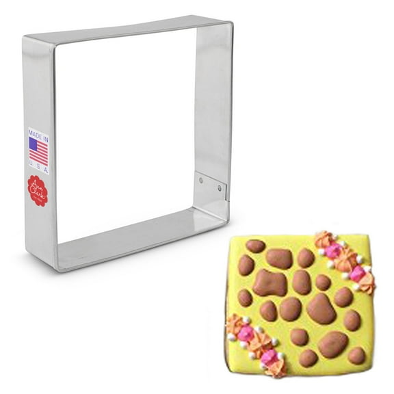 Ann Clark Square Cookie Cutter 3.5", Made in USA