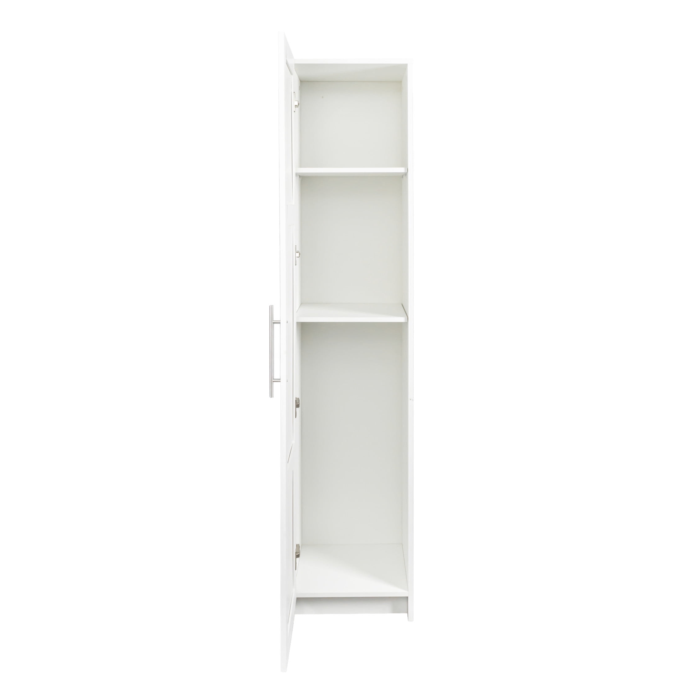 Noble House Divine 70.87" Wall-Mounted Storage Cabinet, Bathroom Stackable Tower, Minimal Slim Design, White