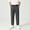 Dark Gray, variant on Lutiedan Boys Dress Pants Elastic Waist Uniform School Trousers Straight Leg Casual Baggy Pants with Pocket Sizes 5-15
