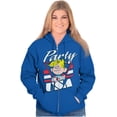thumbnail image 4 of Dennis The Menace Party in the USA Zip Up Hoodie Men's Women's Brisco Brands X, 4 of 6