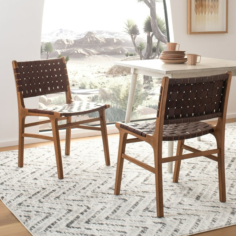 Safavieh leather deals chair