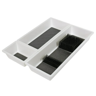 Mainstays PP TTR Non-Slip 5.7 in x 15.7 in x 2.2 in Kitchen Utensil Organizers