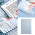 thumbnail image 2 of Lines Drawing Ruler Writing Template College Ruled Straight Lines Stencil Measurement Rulers Practical Writing Guide Tool, 2 of 9
