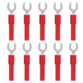 thumbnail image 3 of Fork Spade Wire Connectors, 30Vac-60Vdc Brass Material U Type Wire Connector Maximum.10A  For Tape Recorders For Game Consoles Red, 3 of 8
