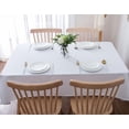thumbnail image 3 of Fabstyles Hotel 100% Cotton Solid Table Cloth, 3 of 4