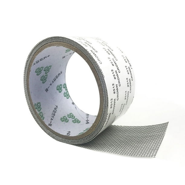 Orificios para puertas y ventanas, tela de malla de fibra de vidrio, cinta adhesiva fuerte para reparación de pantallas, cinta de reparación de cortinas de malla, palo de subsidio 2 m tholdsy JJ23979-02