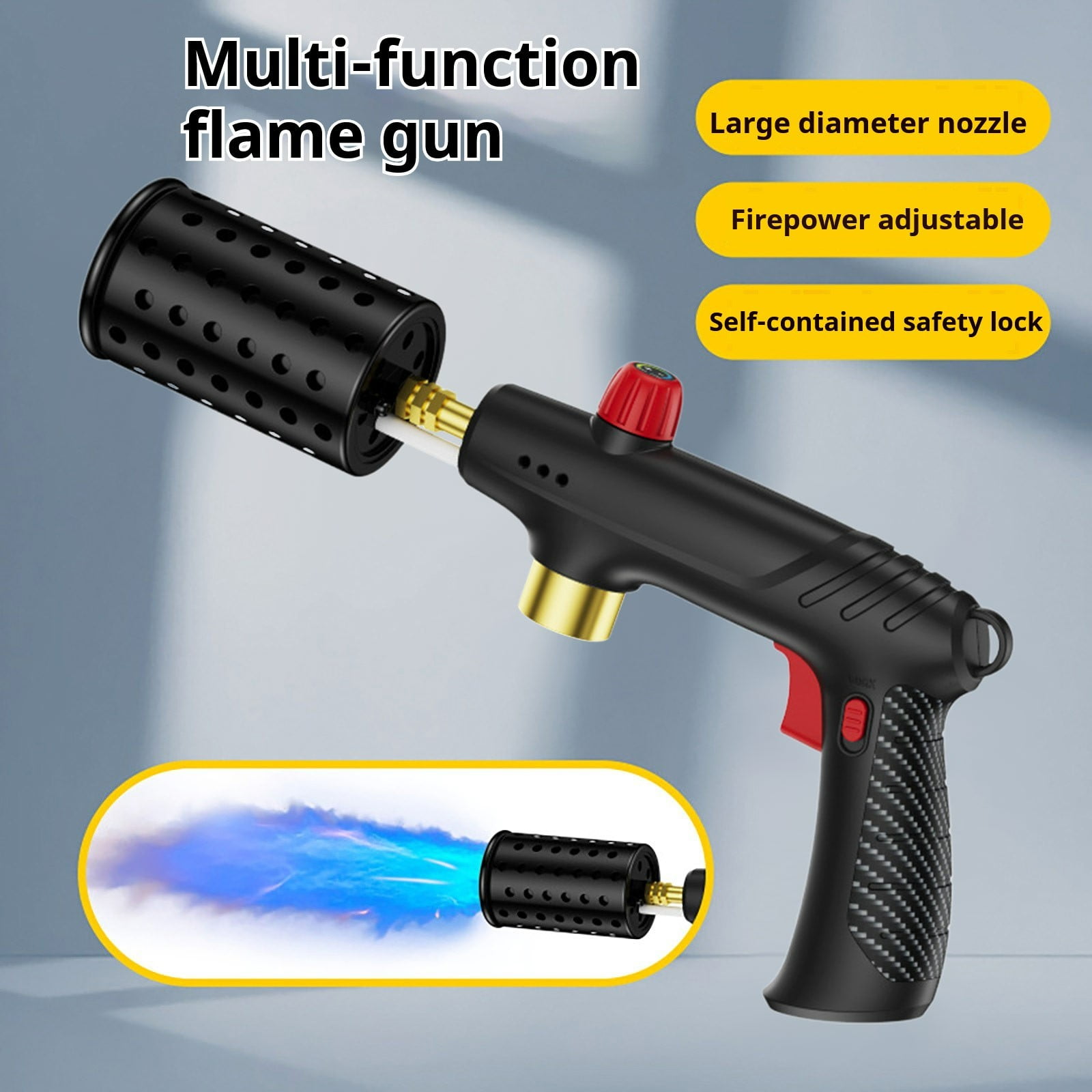 VBESTLIFE Torche à flamme Flamme Torche Portable Réglable Pistolet de