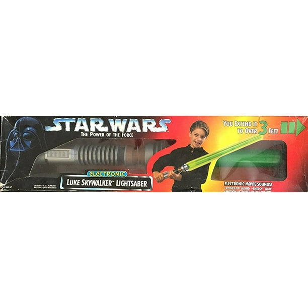 Star Wars Electronic Luke Skywalker Lightsaber 1995 PotF - Walmart.com - Walmart.com