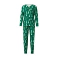 thumbnail image 1 of Seyurigaoka Family Matching Christmas Pajamas Outfit Christmas Print Long-Sleeved Tops + Trousers, 1 of 9