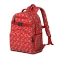 thumbnail image 2 of Floral Butterfly Students Backpack Delicate Nature-Inspired Butterfly and Flower Pattern with Romantic Vibes, 2 of 6