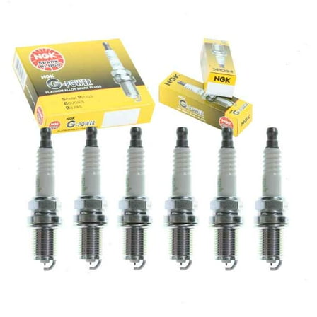 6 pc NGK G-Power Spark Plugs compatible with Saturn Vue 3.0L V6 2002-2003
